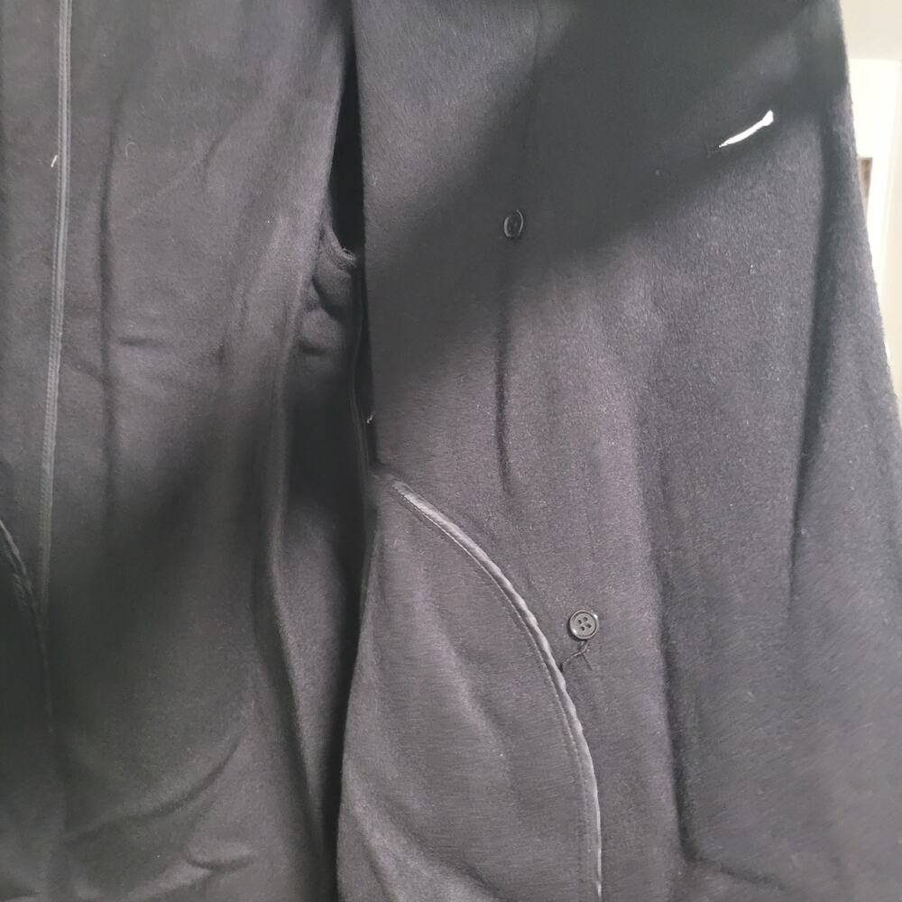 NWT Vince Camuto Black Double-Breasted Trench Coat Large - Picture 5 of 9